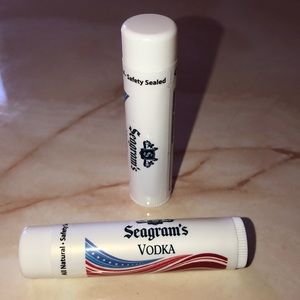 Two pc. Seagrams chapstick